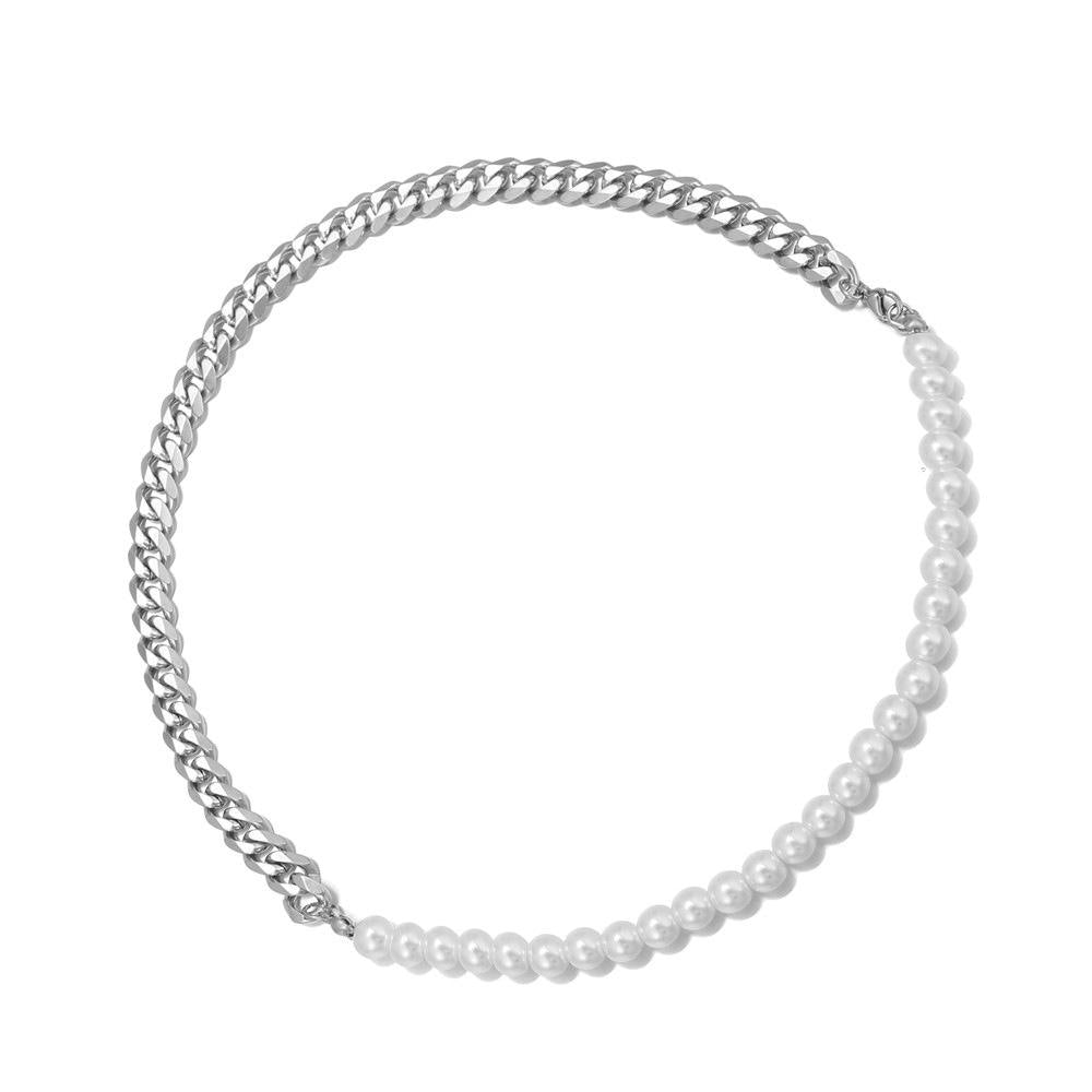 Pearl and Silver Bracelet